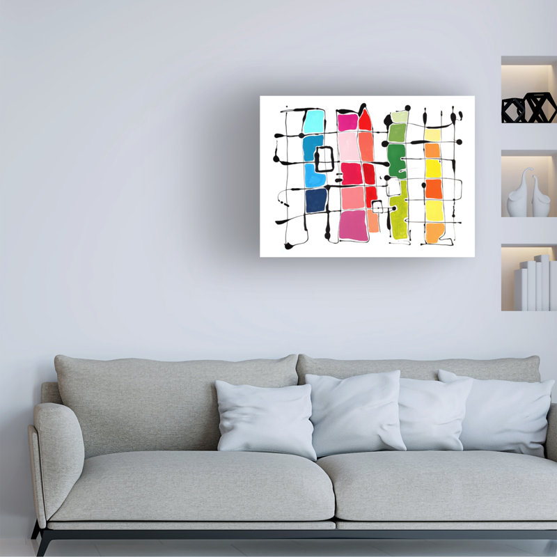 Art sur toile Sharon Pierce Mccullough Windows Of Happiness, H 14 po x l 19 po x P 2 po