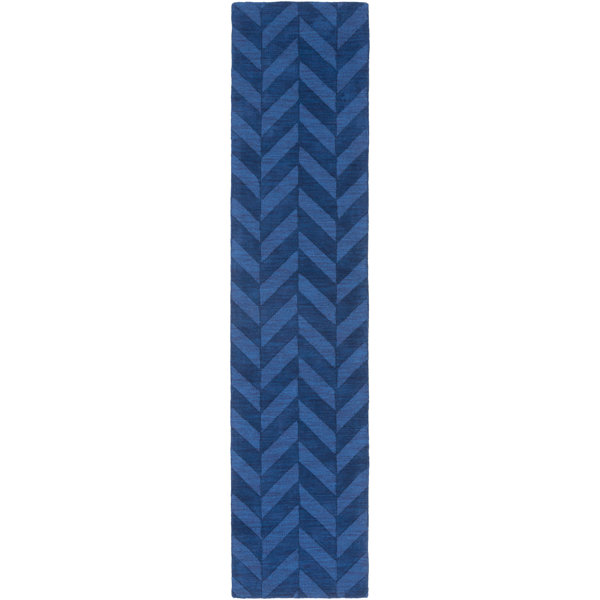 Wrought Studio Zora Hand Loomed Wool Chevron Indoor Rug & Reviews ...