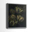 Impression encadrée de tulipes dorées I-Premium - prêt à être accroché - aucun clou requis - aucun clou requis-778190182-778190183