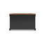 Buffet fleur Fleur, dessus de bloc de boucher 59 pouces, brun noir