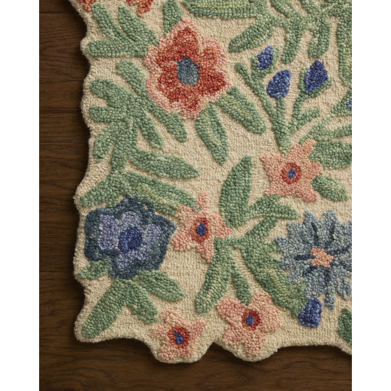 Rifle Paper Company x Loloi Edith Ivory / Multi  Area Rug, Rectangle 2'3" x 3'9",  Ivory/Multicolor 