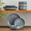 Jensen 12-Piece Stoneware Dinnerware Set, Service for 4