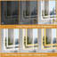  Miroir de salle de bain sans cadre à DEL, miroir intelligent-743453180-743453179-743453173