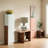 Glass Table Lamp With Mercury Foil Finish