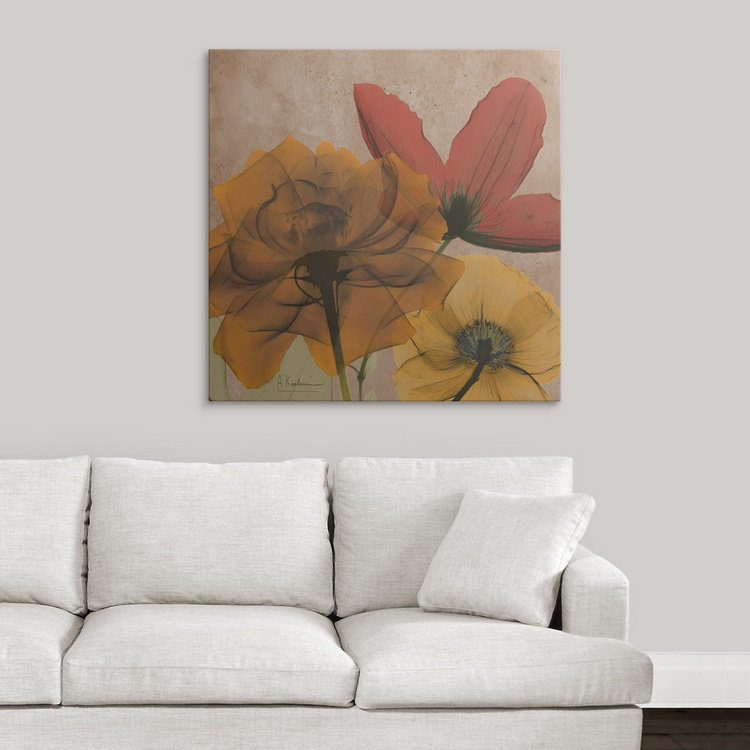 « v » par albert koetsier,, reproduction de photo Spice Avalon, H 35 po x l 35 po x P 1,5 po, Toile