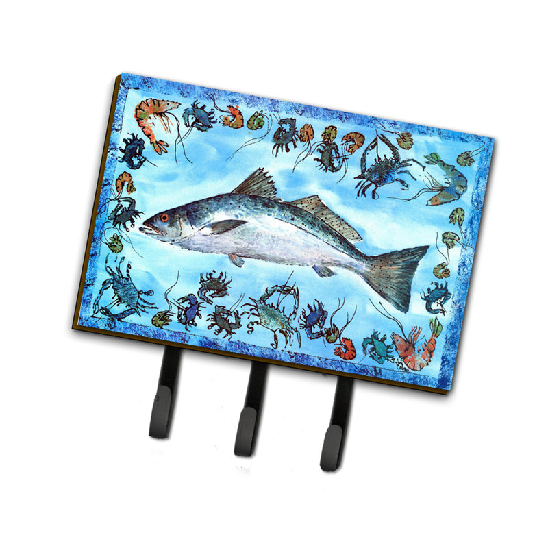 Porte-clés de truite tachetée poisson