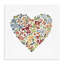 Toile Blooming Earth Tone Heart, conception par Lanie Loreth-1220334249
