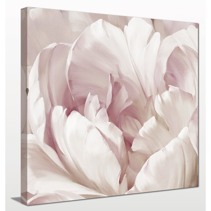 «Intime Blush I», reproduction d'art sur toile tendue, H 28 po x l 28 po