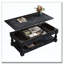 Table basse à plateau relevable avec tablette fixe Farmhouse - 3 plateaux de rangement cachés-41482894-41482882