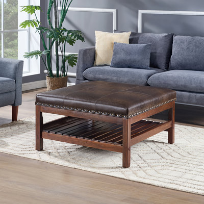 Table basse avec tablette de rangement Xzaveon