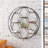 Metal Round 7 Shelves Wall Shelf