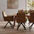 Simple Solid   Dining Chair with Armrests-1599268068
