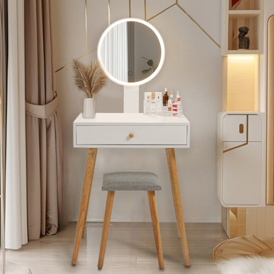 Arkoe Dressing Table with Mirror