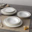 Ensemble de 4 assiettes à salade de 8 1/2 po Noritake Montvale Platinum