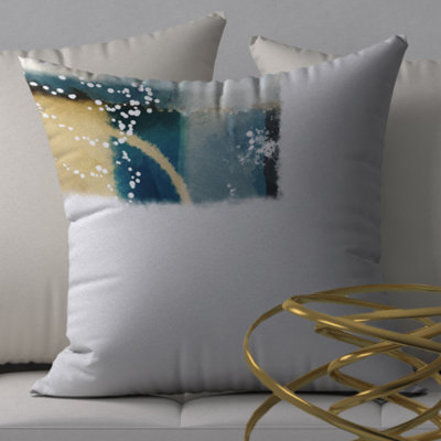 Abstract Reversible Throw Pillow