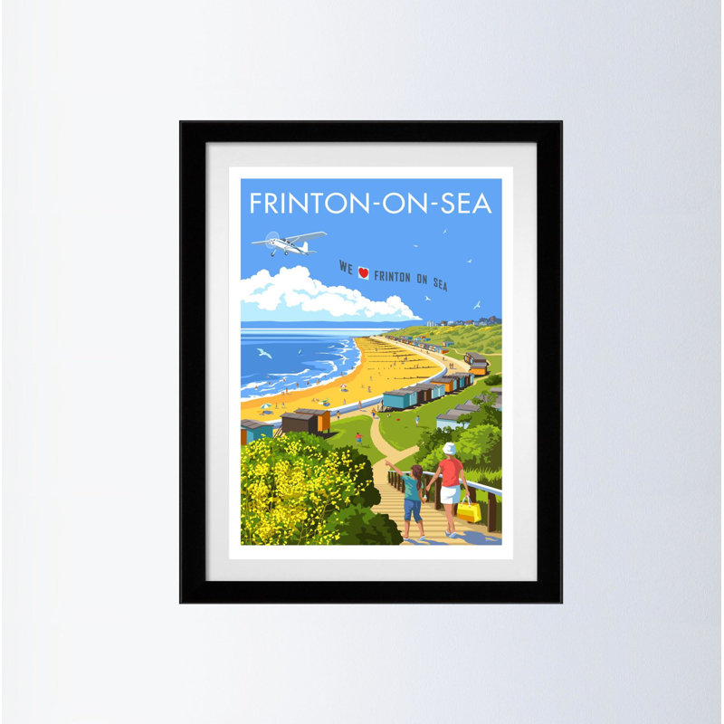 Frinton-on-Sea by Stephen Millership - Print, Black, 43.5cm H x 33.5cm W x 2.2cm D