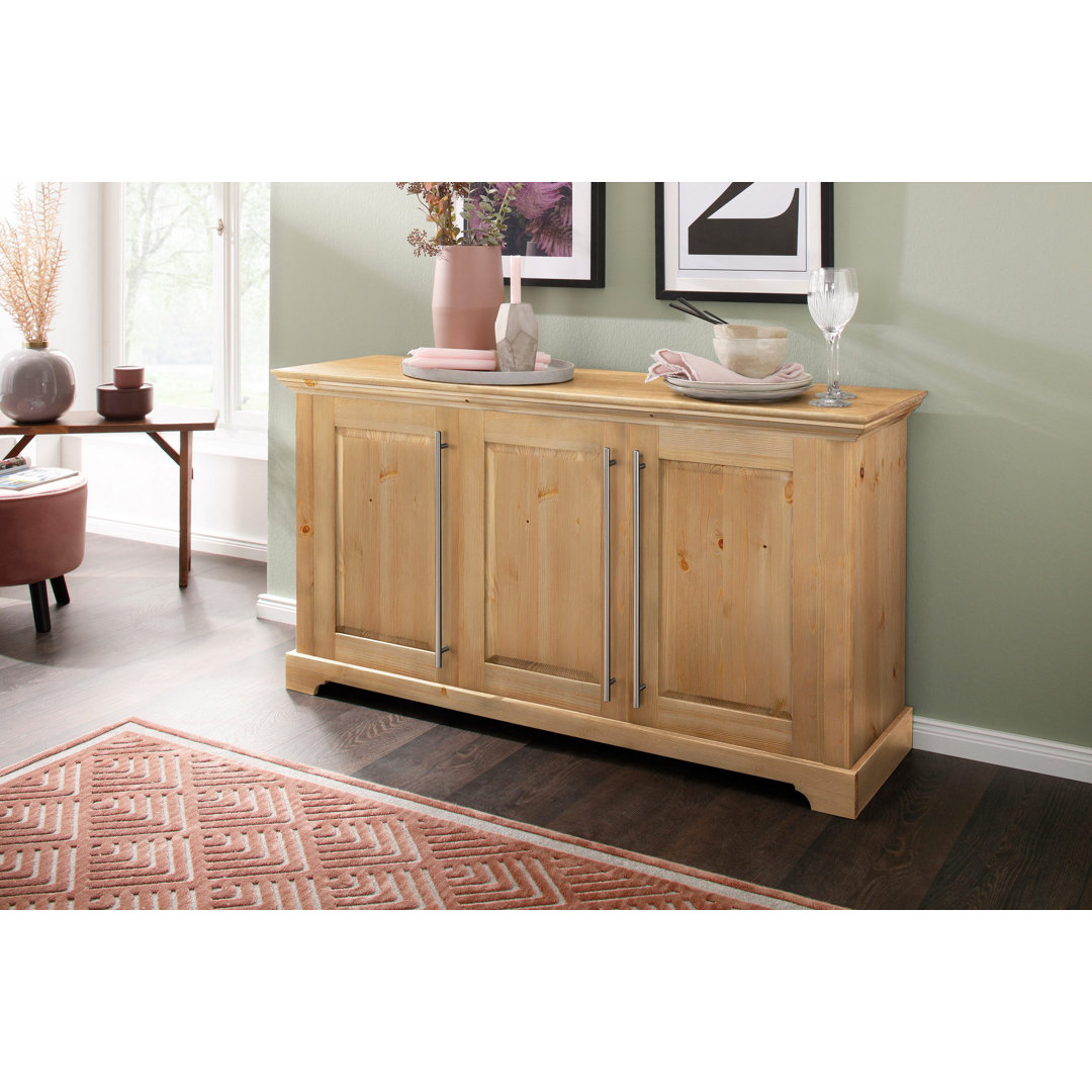 132,4cm Sideboard aus Massivholz