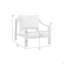 Chaise d'extérieur en aluminium