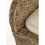 Chaise de patio avec coussin Magness