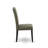 5 Piece Kitchen Table Set Includes a Rectangle Dining Table with Butterfly Leaf and 4 Dark Gotham Linen Fabric Upholstered Chairs, Black-560192883-560192882