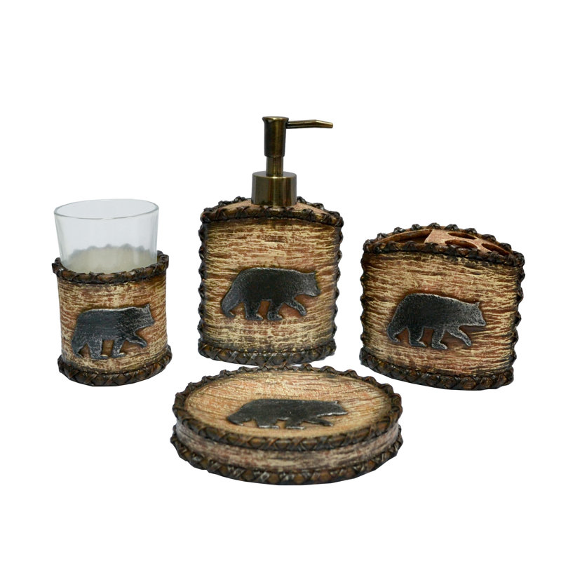 Ensemble de comptoir de salle de bain 4 pièces Lodge