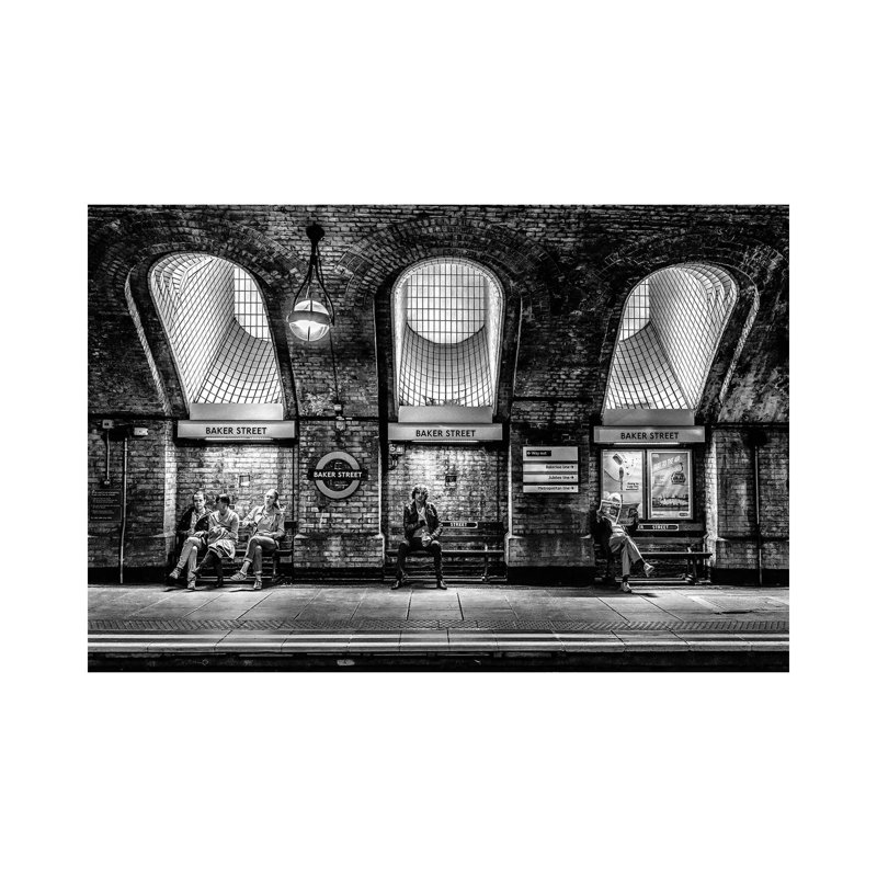 Baker Street 1 Piece Wrapped Canvas Wall Art, 66.04 cm H x 45.72 cm W x 3.175 cm D