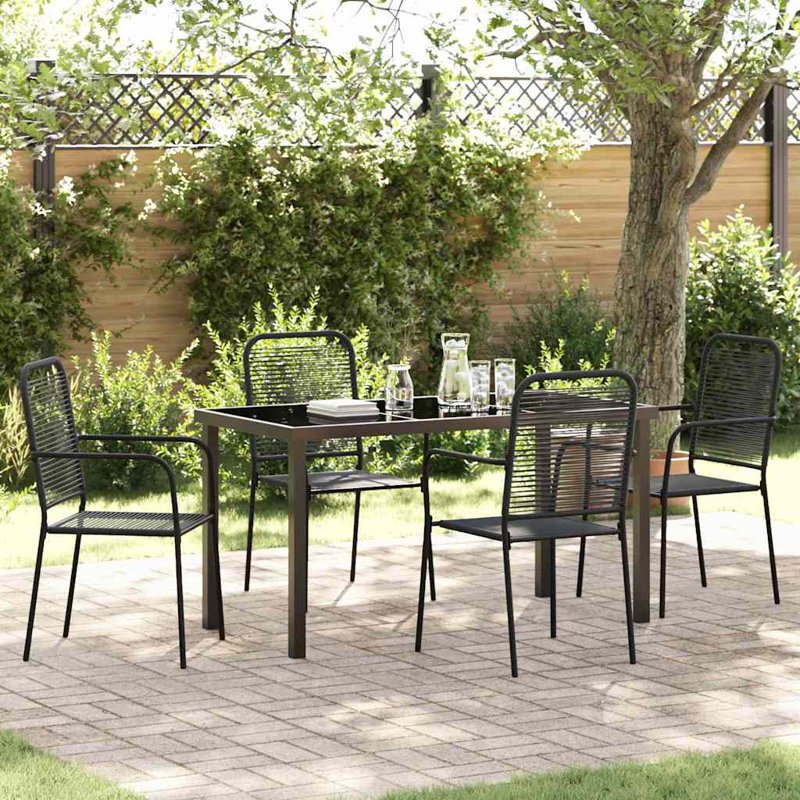 Rectangular 5 - Piece 4 - Person Outdoor Table Set