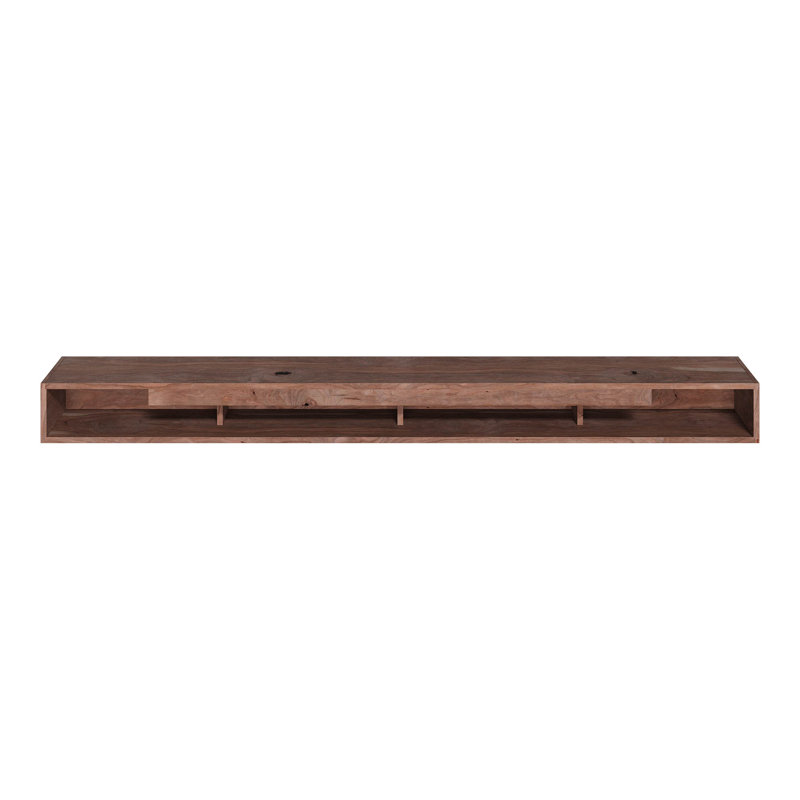 5 In. D X 7.25 In. W X 72 In. L Unfinished White Oak Wood Mantel, 48" L, Rustic Cherry