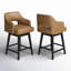 Tabouret de comptoir pivotant 26 po Bethine-1203329568