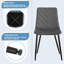 Amalia 43.5cm H Velvet Upholstered Full Back Side Chair-1171959789