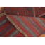 Tapis de couloir rouge en laine de conception unique 8 pi 9 po x 1 pi 10 po