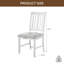 Ensemble de 2 chaises d'appoint rembourrées beiges-918742408