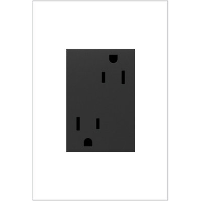 Adorne® 15 Amp Plus Size Tamper Resistant Duplex Outlet