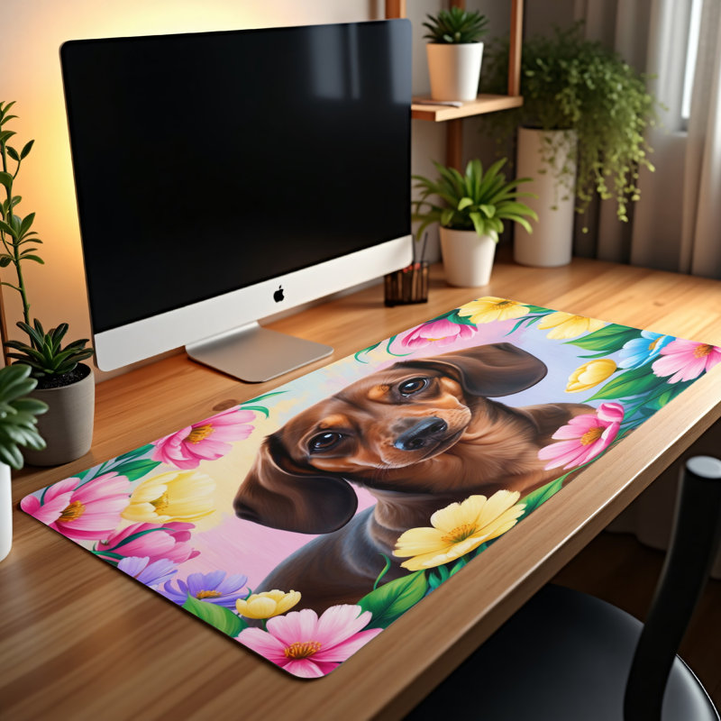 Polyester Desk Pad, 31.5x15.5