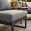 Anusri 3-Person Modular Aluminum Patio Sectional-2082458063