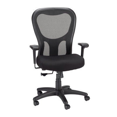 Tempur-Pedic TP9000C Mesh Swivel Task Chair with Tempur Material, Cooling Gel Layer, Adjustable Armrests, and Lumbar Support