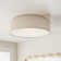 Armande Linen LED Flush Mount