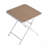 4Pcs Light Blue Stackable Pp Armchair For Indoor/Outdoor Use-Ergonomic Slatted Back, With Modern Folding Indoor/Outdoor Multi-Functional Square Table- Pp Tabletop With Metal Legs-638730939