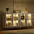 Buffet Cabinet With Led Lights, Sideboard Cabinet With 2 Doors Acrylic, 32" Modern Buffet Cabinet With Adjustable Shelf, Coffee Bar Cabinet For Living Room, Kitchen, White-84457677