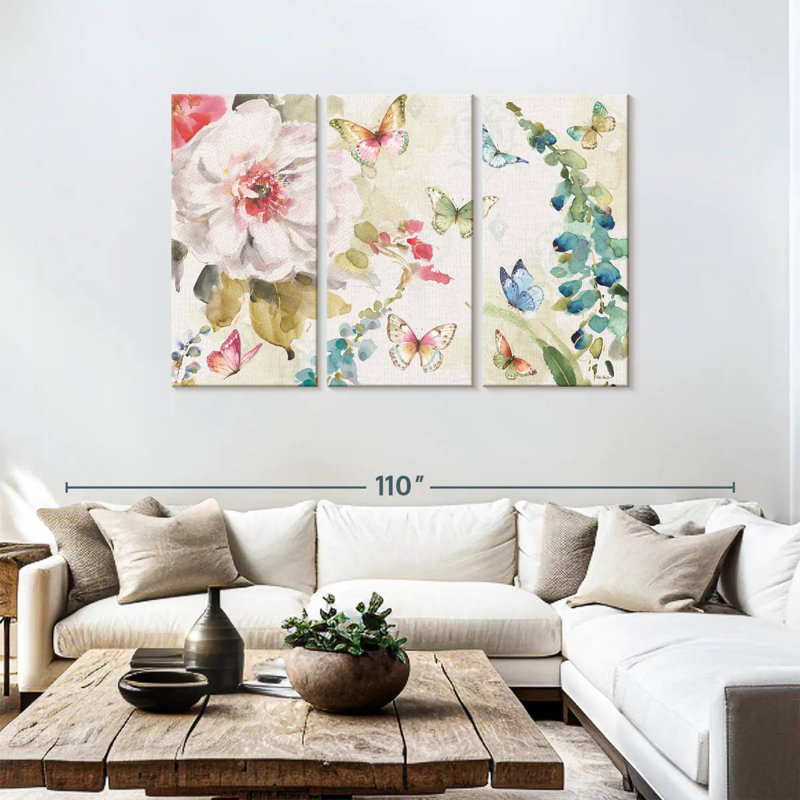 Brise colorée Brampt, H 48 po x l 74 po
