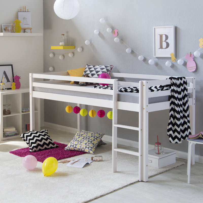 Children'S Bed Umaima With Slatted Frame, White