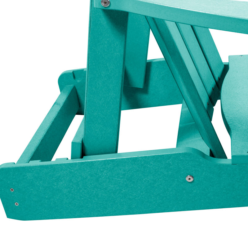 Chaise Adirondack pliante et inclinable Middiler, Bleu