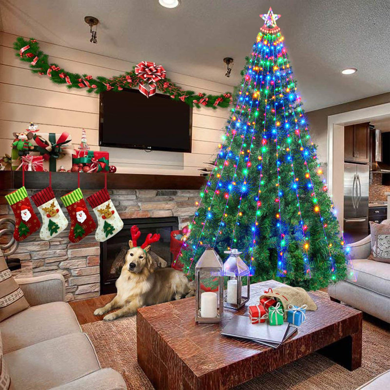 Lumières de décorations de Noël