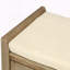 Banc de rangement polyvalent pour hall d'entrée avec siège rembourré, tiroirs et range-chaussures-129209032-129209034