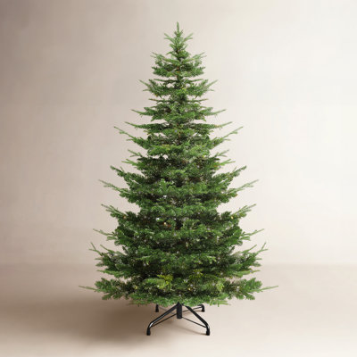 Frosted Pre-Lit Fir Christmas Tree