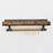 Industrial Rustic Floating Shelf With Rope Hanger And S-Hooks