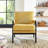 Mid-Century Modern Chenille Upholstered Accent Armchair-2070739015