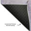 Tapis mauve Premium lavable à la machine Cerrito AMF502-103856503