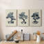 Toile tendue avec châssis Indigo Bonsai II - prêt à accrocher-185498224