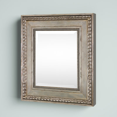 Decoste Wood Rectangle Wall Mirror